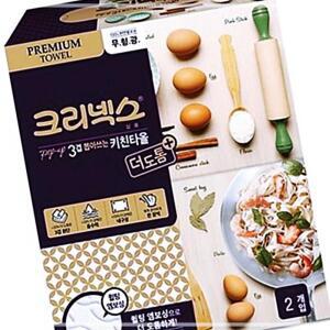 [2개구성] 크리넥스 3겹 뽑아쓰는 키친타올 140매X2개팩 학교 교실 학원 관공서 KWAB1CCF