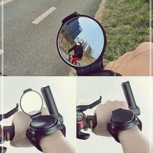 [2개구성] 안전 자전거 라이딩 미러 손목 거울 백 후사경 LW8706D1
