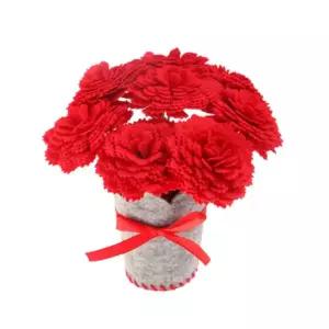 [큰손할인] 꽃화분만들기DIY 카네이션 해바라기 DIY키트 선물 감사 만들기 부직포 스승의날 펠트 미술수업