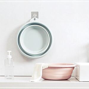 [2개구성] 글로벌티엔티 휴대용 25cm 세차바스켓 세수 지름 캠핑바스켓 바가지 FAW691B21