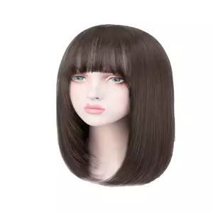 여성가발 긴머리 여자 가발 통 진짜머리 100 인모