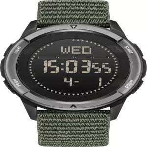 노스 엣지 남성용 군용 시계 탄소 섬유 방수 기능이 있는 나일론 육군 전술 스포츠 미니멀리스트를