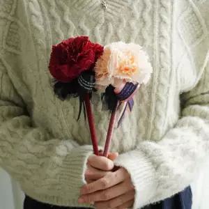 어버이날 카네이션 펜 꽃 볼펜 2color 선물 판촉