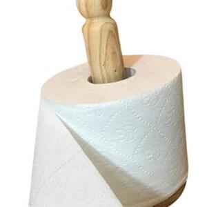 [2개구성] 스탠드 원목 휴지걸이 두루마리 화장지꽂이 정리 주방 우드 EWDB1B18