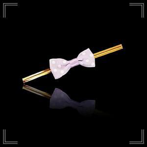 [2개구성] 프리티 도트 타이 포장용 끈 -보라 100개 띠지 빵끈 포장 선물 장식 리본 포장끈 AW3736FE