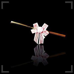 [2개구성] 프리미엄 타이 포장용 끈 -핑크 30개 띠지 빵끈 포장 선물 장식 리본 포장끈 AW37373E