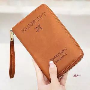 클래식 여권지갑 지퍼돌이 장지갑uvw799