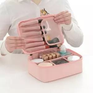 [셀러에이드]여행용 파우치 메이크업 세트 대형 정리함 용 출장 화장품 가방