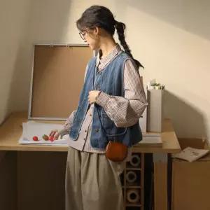 포뇨 여성용 바지 캐주얼 버켄슈즈 핫카키 실속형 9부 OPH1