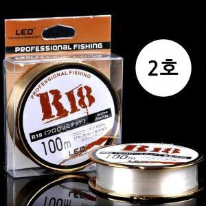 [2개구성] 2호 100미터 민물 배스 릴 소품 라인 채비 ARW6548A9