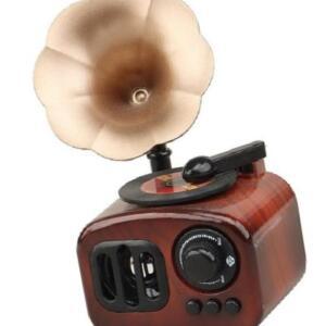 [2개구성] 클래식 축음기 미니어쳐 오르골 뮤직박스 키워드없음 AEWABCC13