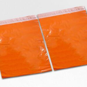 [2개구성] 질기고 탄력있는 LD 택배봉투 오렌지 100장 안전봉투 완충제 에어쿠션 에어캡 포장용 KWB8656B