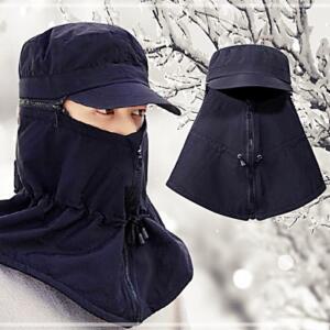 [2개구성] 낚시등산 팹 캡 검정 털기모 겨울 모자 낚시캠핑 운동 치마 형 바이크페이스 런닝 HW993A42