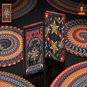 호환 자전거 EXPLOSTAR 카드 플레잉 데크 포커 사이즈 카디스트리  USPCC 한정판  매직 게임  마술 트릭