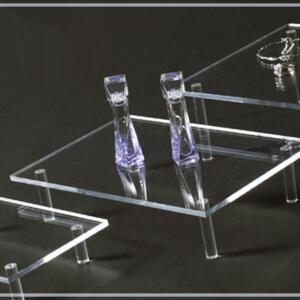 [2개구성] 상품진열대 사각 소품테이블 중형 소품진열대 소품받침대 받침대 상품 아크릴 전시대 KW109709