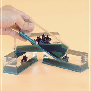 [2개구성] 오일 가라앉지않는크루즈 인테리어 소품 카페 해적선 워터볼 FLWAC778D