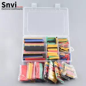 328pcs 열 수축 튜브 키트 수축 모듬 폴리올레핀 절연 슬리브 21 DIY 와이어 수리 튜브