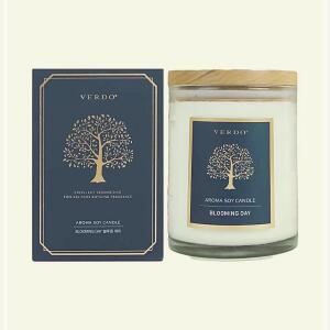 [2개구성] 양초 향초 베르도 신혼부부 데이 캔들 탈취 블루밍 190g 아로마 선물 소이 분위기 LWB772F5