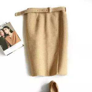 스트레인지 치마 스커트 모직 울 여사친 하프 데일리룩 정장 키작 양면 KUK1