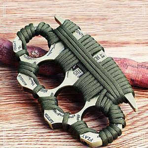 [2개구성] 휴대용 업그레이드 두께 밀리 셀프디펜스 자기방어 너클 MUNDUS+11 호신용 경호 11MM HWE3B5FF