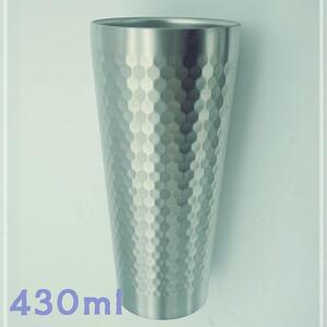 [2개구성] 고야 가정용 심플 이중 4호 벌집 스텐 물 컵 430ml 맥주 음료 주스 수 스테인 사무실 LW569AC3