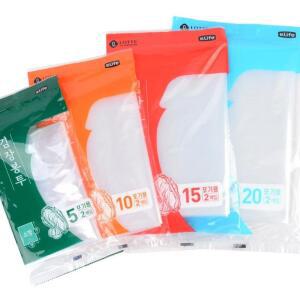 [2개구성] 다용도 김장봉투 김장비닐 소형 2매입 X10개 5포기용 김치봉투 AEWBB837B