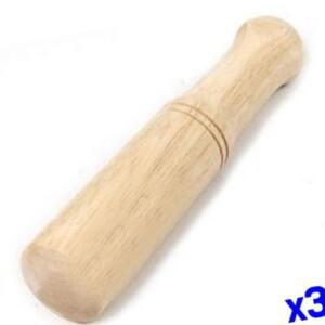 [2개구성] 특미니사이즈 나무 x3개 원목절구 절구방망이 통 절구대 재료손질도구 AEWF7C126