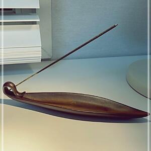 [2개구성] 세라믹 인센스홀더 디퓨저스틱 향꽂이 나뭇잎 인텐스홀더 인센스스틱홀더 향 받침대 NWCFD11E