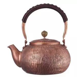 구리핸드드립티팟 감성카페차주전자 인덕션금속공예 홈카페주전자 티포트