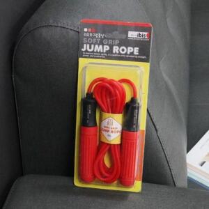 [2개구성] 음악줄넘기 키크는운동 소프트그립줄넘기 뱃살줄넘기 레드 운동용품 헬스용품 HW2920CB