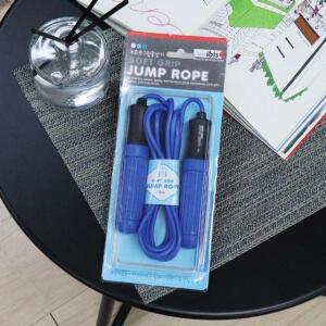 [2개구성] 블루 헬스용품 뱃살줄넘기 키크는운동 운동용품 음악줄넘기 소프트그립줄넘기 HW2920CC