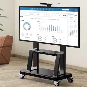 이동 회의실 대형 스탠드 티비거치대 모니터 브라켓 이젤형 무타공