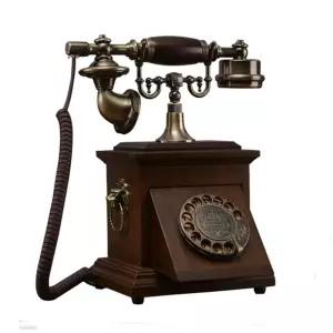 집들이선물 레트로 전화기 인테리어소품 유선전화 빈티지 다이얼 골동품