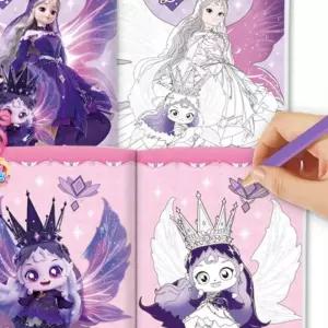 참앤코지 프린세스 캐치티니핑 스티커 색칠놀이 다크니스＆이클립스핑 플리마켓 스티커놀이