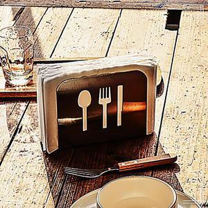 [2개구성] 스틸 홀더 식당 보관 꽂이 테이블소품 냅킨 GJW2EA47D