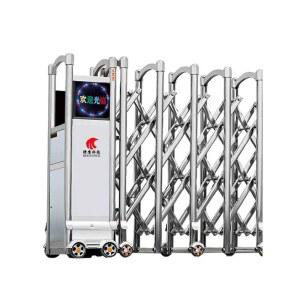 개폐식 자동 도어 알루미늄 학교 자동문 원격 슬라이딩 자바라 전기 제어 합금 정문