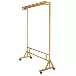 이동식원단진열대 매장용커튼진열대 철제접이식행거 이동식행거 스탠드형