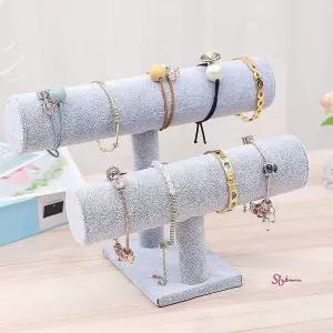 스탈리나 진열대 2단 팔찌 그레이bcd556