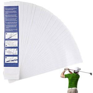 30 PCS / 50 골프 그립 테이프, 키트, 클럽 2인치 X 10인치 리그리핑 리그리핑용 양면 테이프