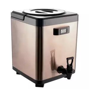 업소용대용량물통 아이스워터저그 보온물통 물디스펜서 페인트통 온도표