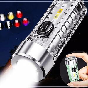 [2개구성] 키체인 LUMINUS 300루멘 충전식 CK7 LED미니랜턴 전술랜턴 다용도후레쉬 IPWBF98B1