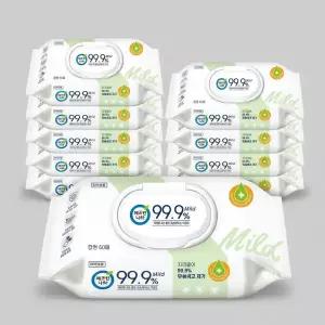 깨끗한나라 클린 손소독티슈 마일드 캡형 60매 10팩