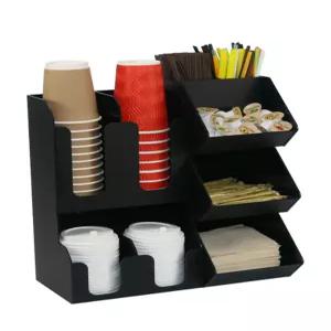 카페정리함 홈카페선반 디스펜서정리대 커피용품정리 테이크아웃컵홀더