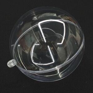 뽑기캡슐 데코 파티용품 플라스틱 투명공 9cm 4p 캡슐 구