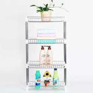 스탠드형 욕실정리대 다용도 4단 화장실 다용도실 욕실정리