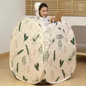 접이식 이동식 반신욕조 욕조 스팀 홈스파 사우나 가정용 지퍼형 찜질