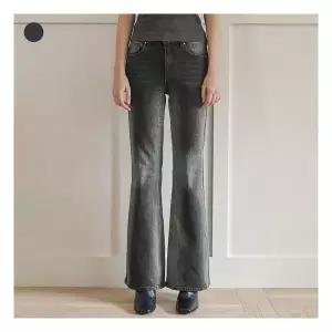 게스여성 브러쉬 포인트 블랙 플레어 부츠컷 청바지 OP3D5317 205942