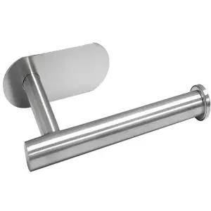 예쁜휴지걸이 무타공 스탠드휴지걸이 둥근실버