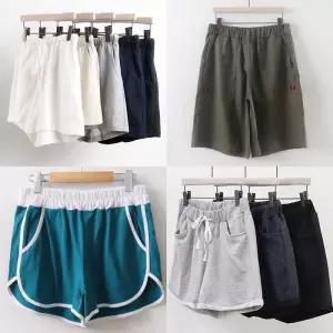 빅사이즈여성의류 반바지 시원한  핫 숏 여름팬츠 (34445407A)