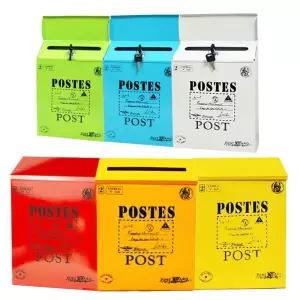 철제 빈티지소품 스텐우편함 우체통 주택우편함 편지함 문의함